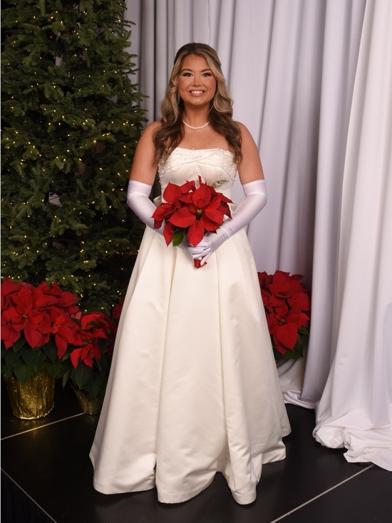 Style New York Dresses & Skirts - Stella York Strapless Princess Wedding Ball Gown Sz 10 with Bow on back